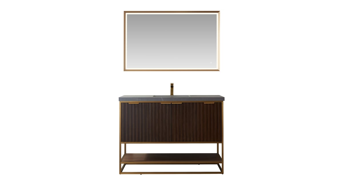 Miseno 737048 NLW ALB Donostia 48 quot Free Standing Single Basin Vanity