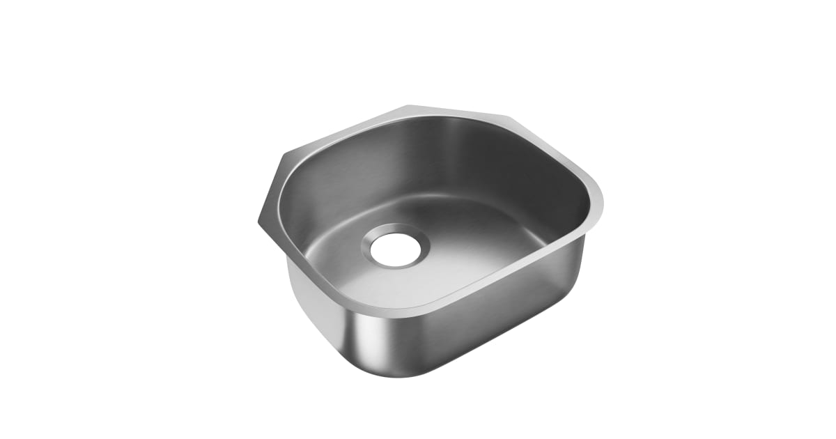 miseno undermount single basin stainless steel kitchen sink mno