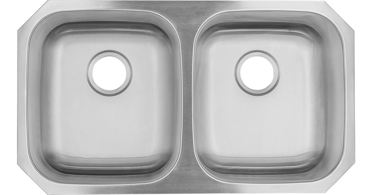 Miseno MNO183016UM5050 33" X 19" Undermount Double Basin