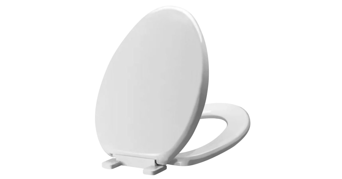 Miseno WC-Sitz Mit Soft-Close - Für Längliche Toiletten, Hellweiß - Langsam Schließend, Einfach Zu Montieren