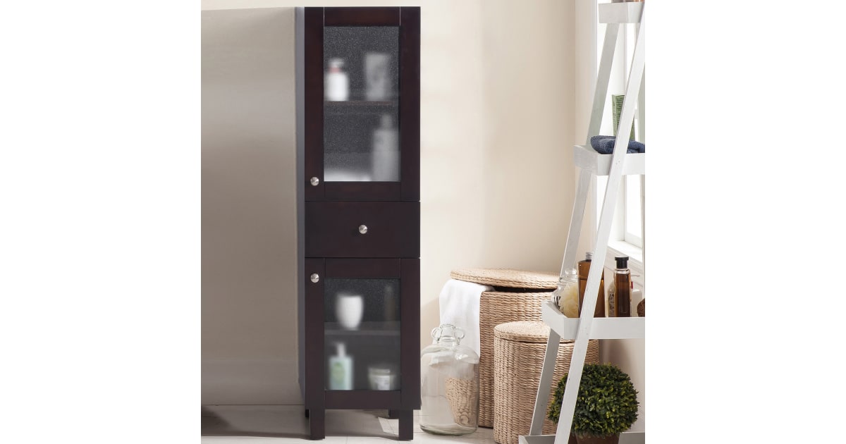 Miseno MSCMASBR Massimo 53" Solid Wood Linen Tower