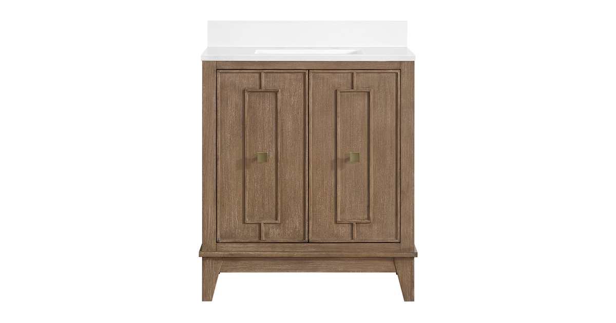 Miseno MN253V30WLD Kinsale 30" Free Standing Single Basin Vanity Set with Cabinet and Stone Composite Vanity Top | Ferguson Home