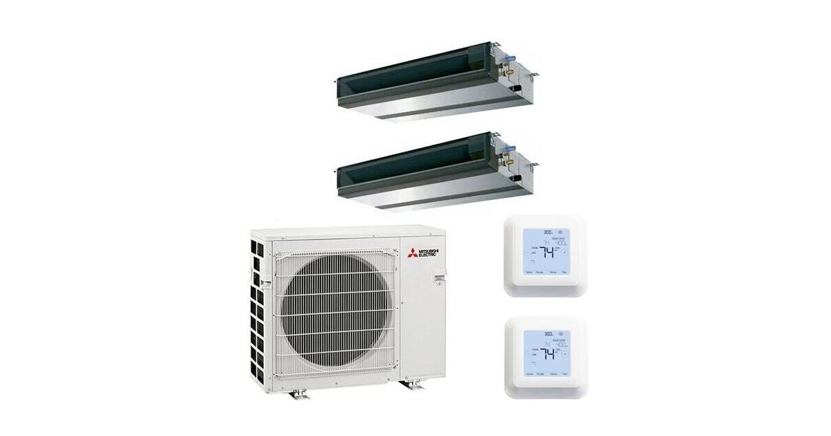 Mitsubishi M2H36D15180000-B 36.4K BTU Cooling / 43K BTU Heating 16 ...