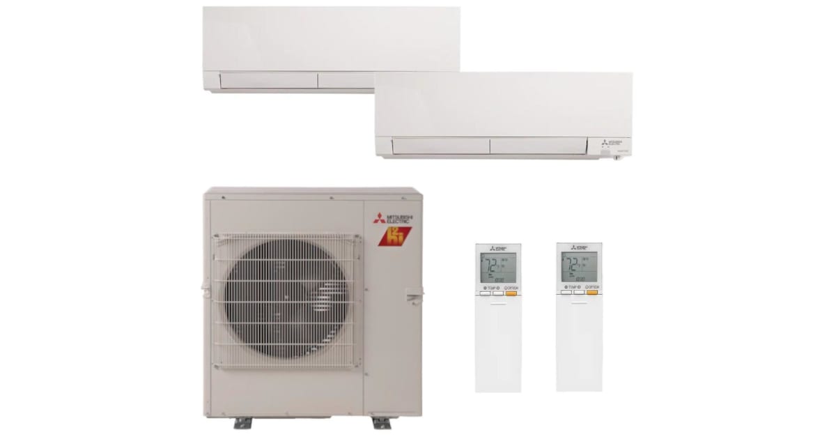 Mitsubishi MXZ2C20NAHZ3 MSZFS06NA MSZFS15NA 20,000 BTU