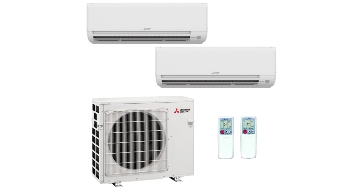 Mitsubishi MXZ3C24NA3 MSZGS06 MSZGS18 22,000 BTU