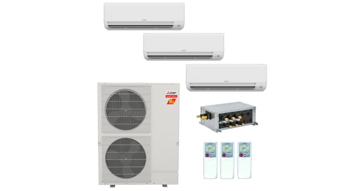 Mitsubishi MXZSM36NAMHZ 2MSZGS09 MSZGS24 36,000 BTU