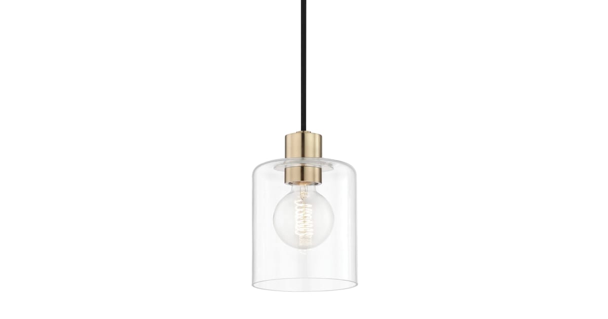 Mitzi H108701-AGB Neko Single Light 5-1/2