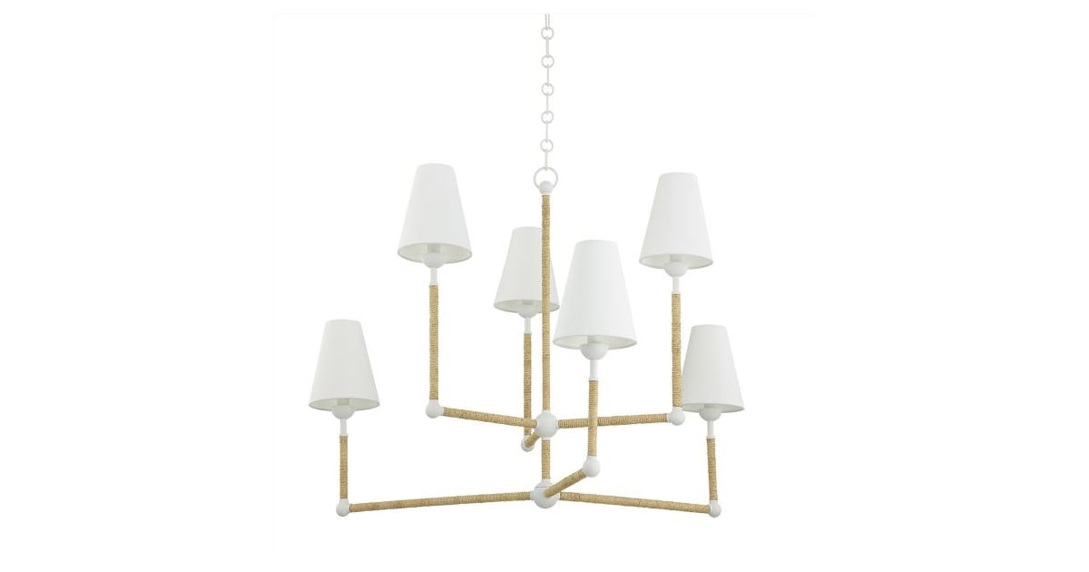 Mitzi H708806-TWH Mariana 6 Light 41" Wide Chandelier | Ferguson Home