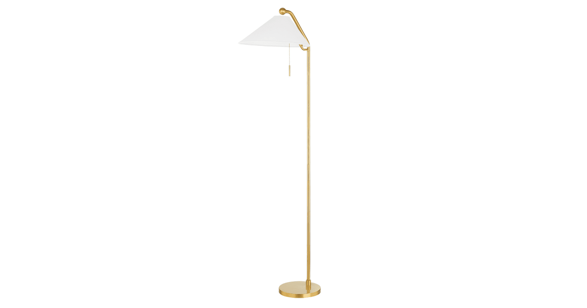 Mitzi HL647401AGB Aisa 65" Tall Arc Floor Lamp