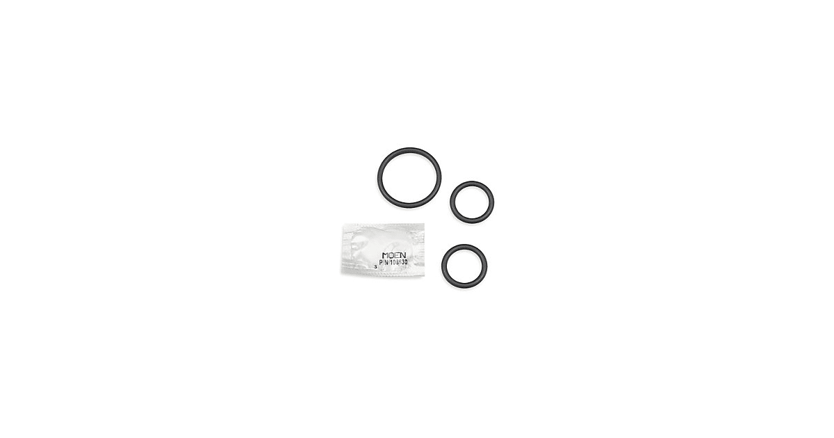 Moen 117 Faucet Spout ORing Set of 3 (2 Small, 1 Large)