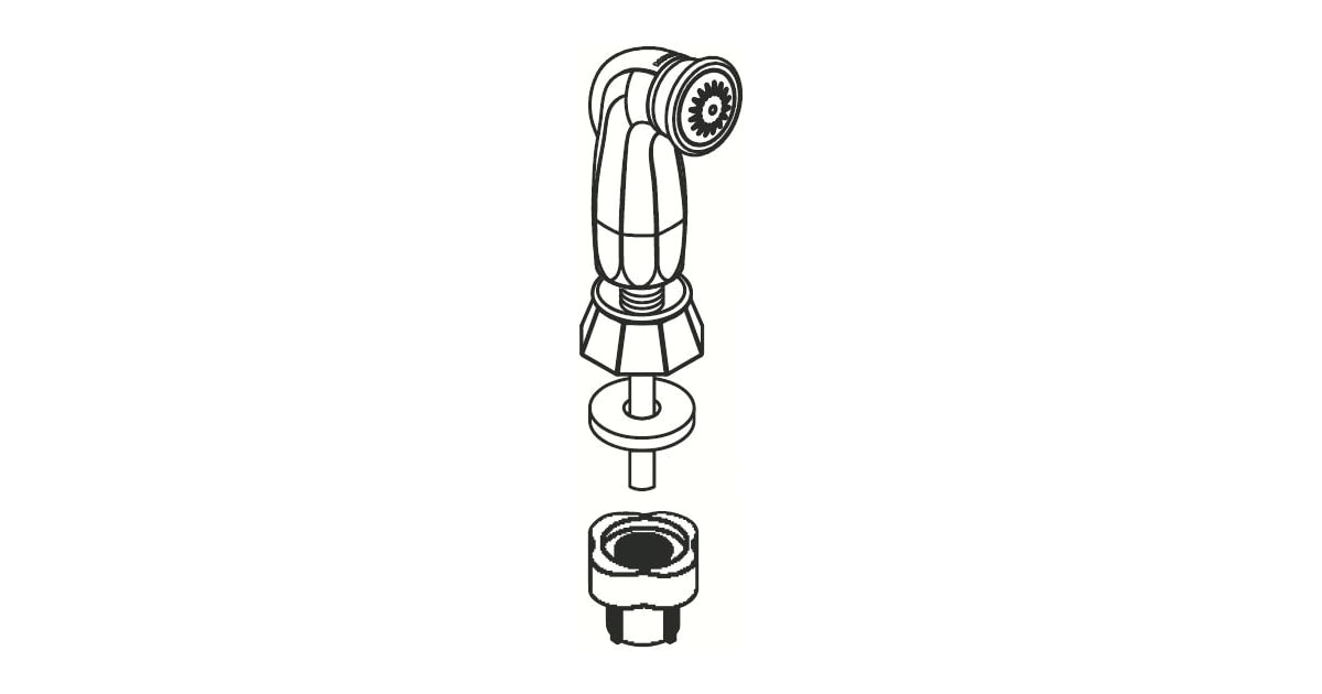 Moen 136105 Replacement Sidespray Hose Kit