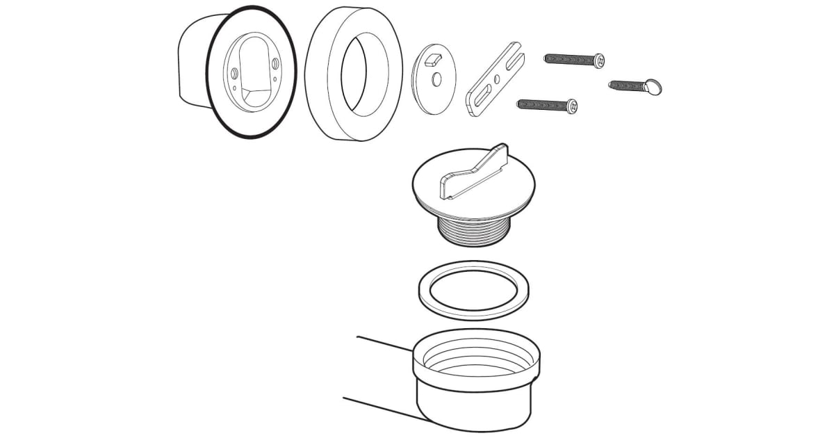 Moen 140690 Tub Drain RoughIn Kit