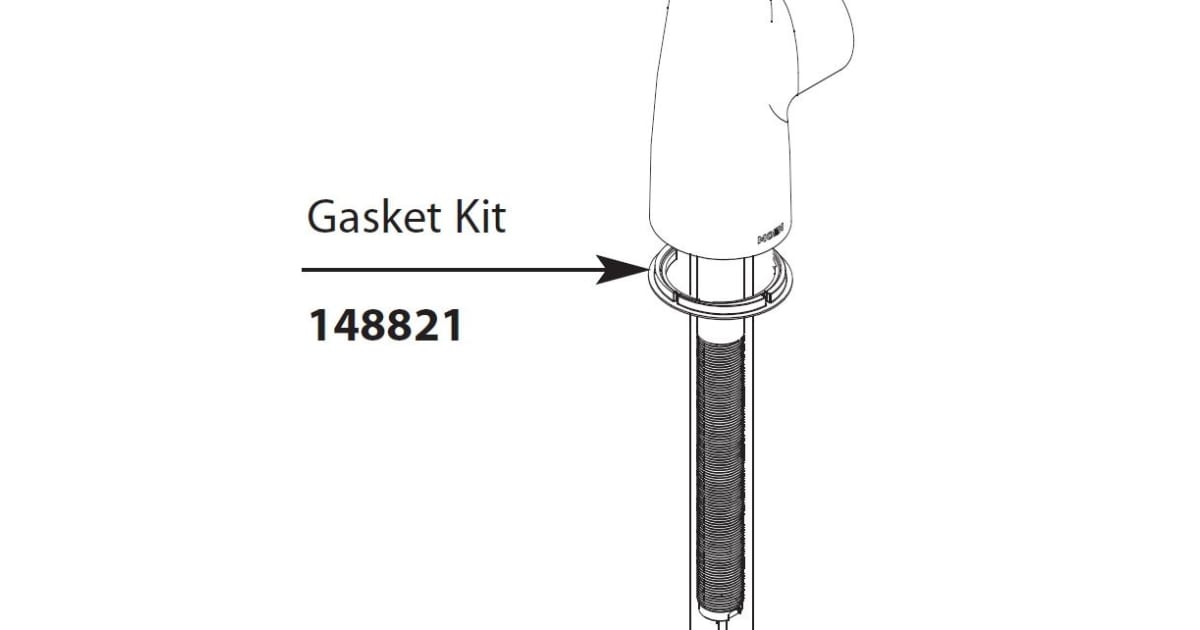 Moen 148821 Gasket Kit for Single-Handle High | Build.com