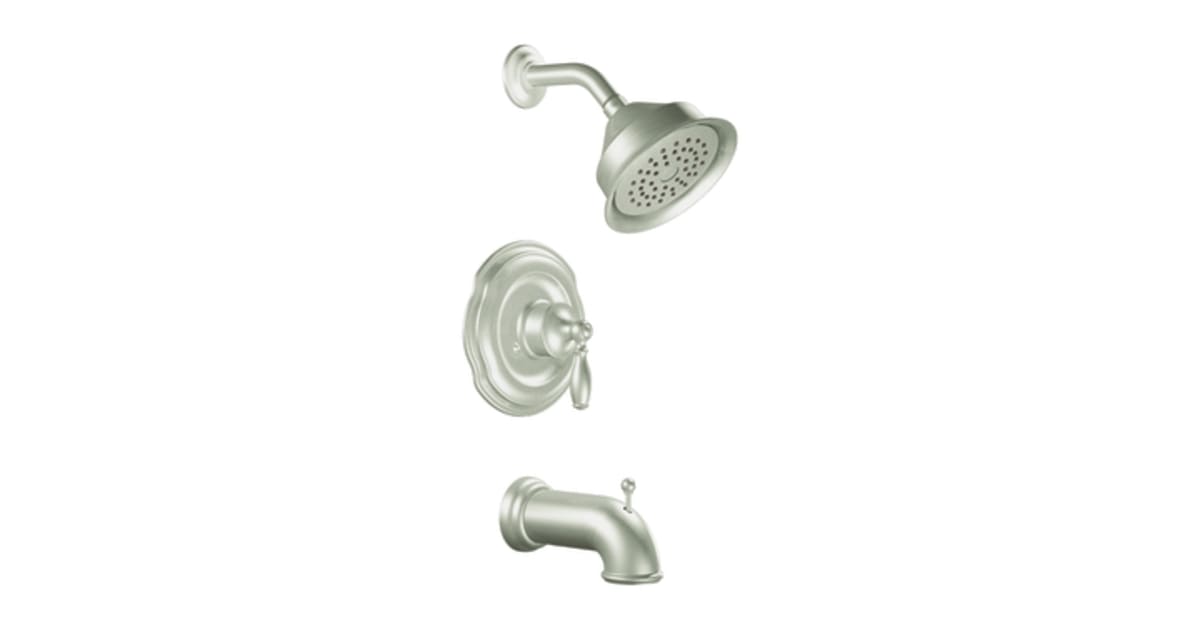Moen 82927CBN Single Handle Tub and Shower Faucet from the Lindley