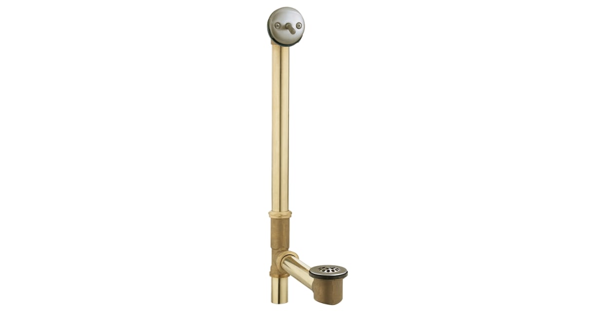 Moen 90480BN Tub Drain with Brass Tubing and