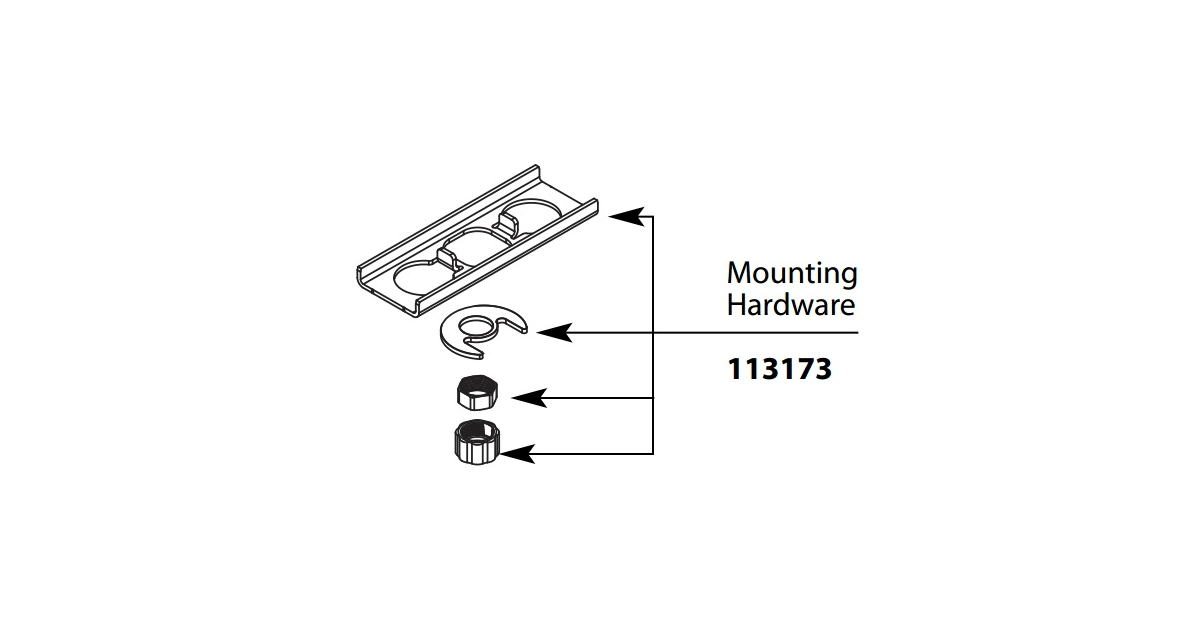Moen 113173 Replacement Mounting Hardware