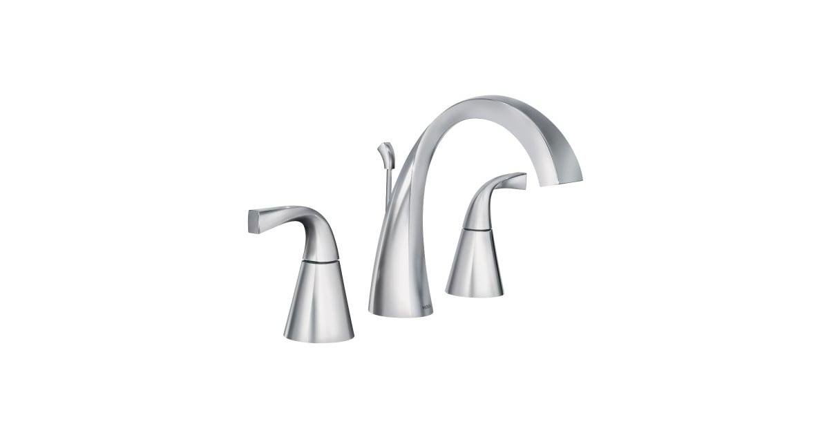 Moen WS84661 Oxby 1.2 GPM Widespread Bathroom Faucet with