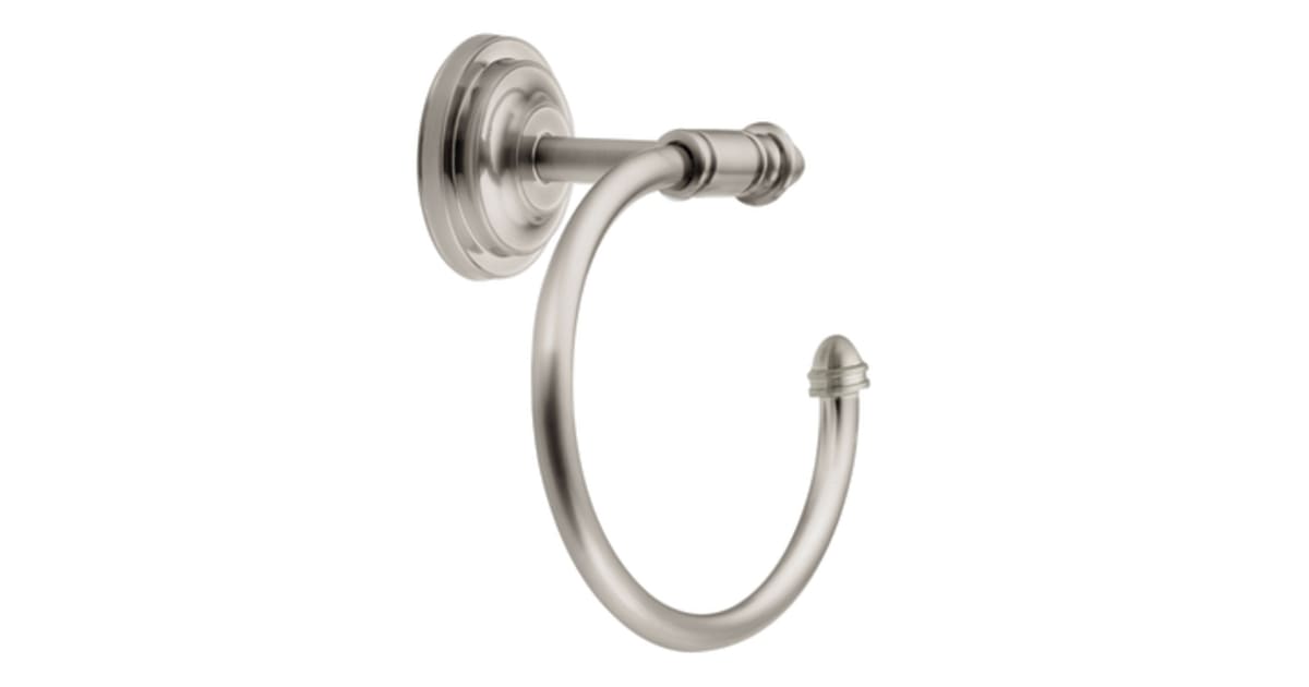 Moen DN4186BN Towel Ring from the Stockton Collection