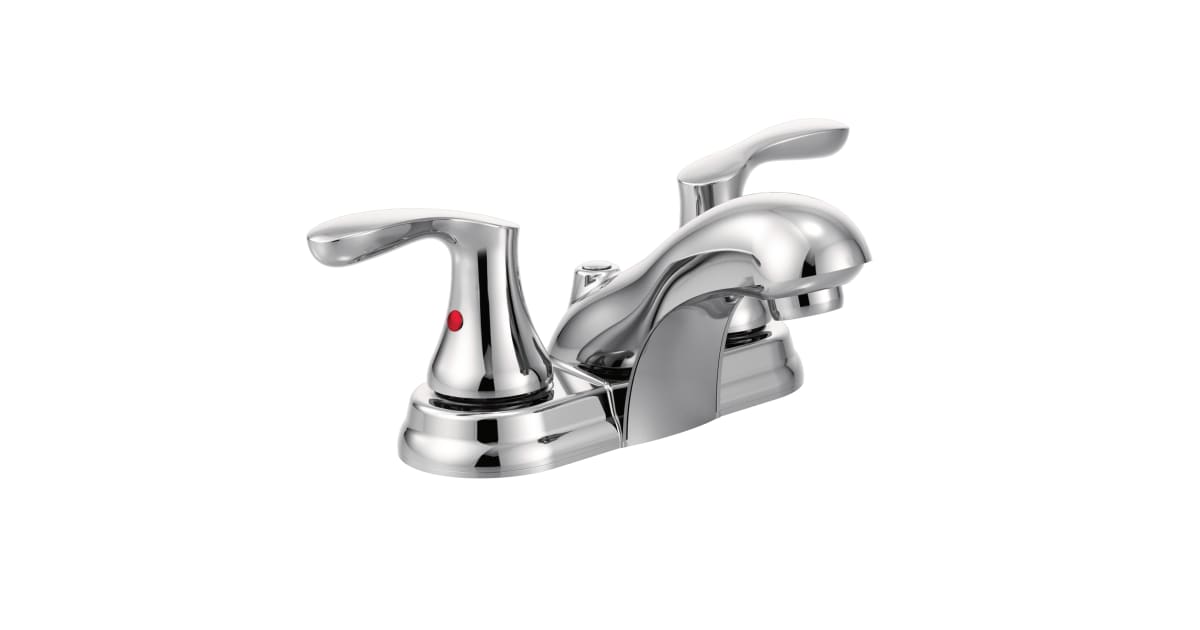 Moen 40224 1.2 GPM Double Handle Centerset Bathroom Faucet