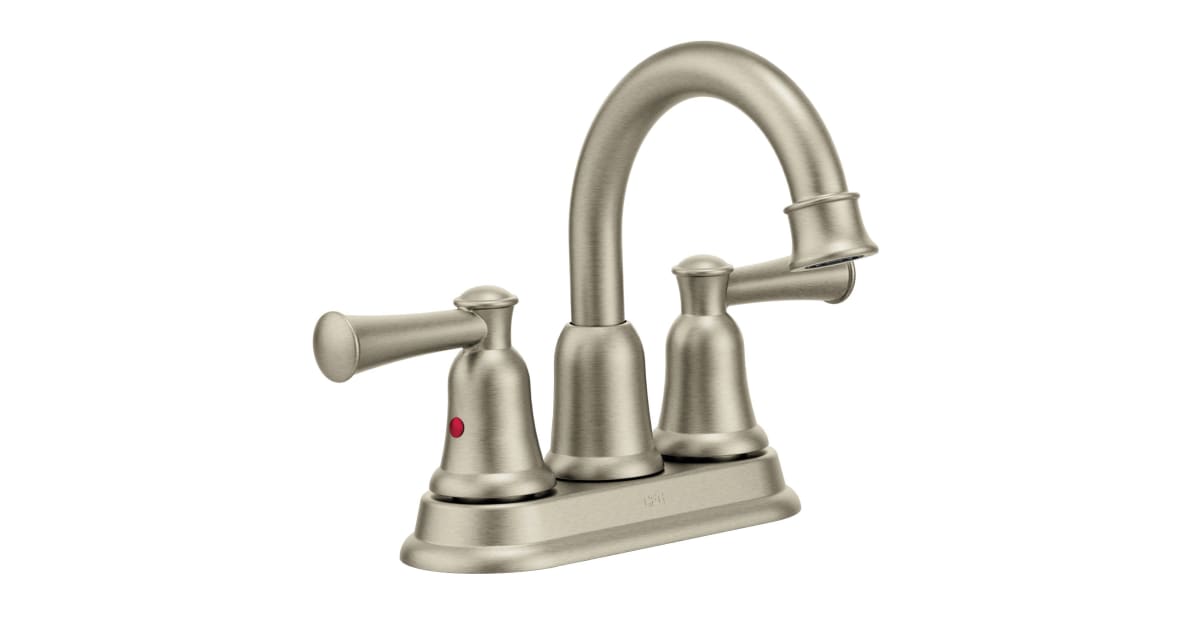 Moen 41215BN 1.2 GPM Double Handle Centerset Bathroom