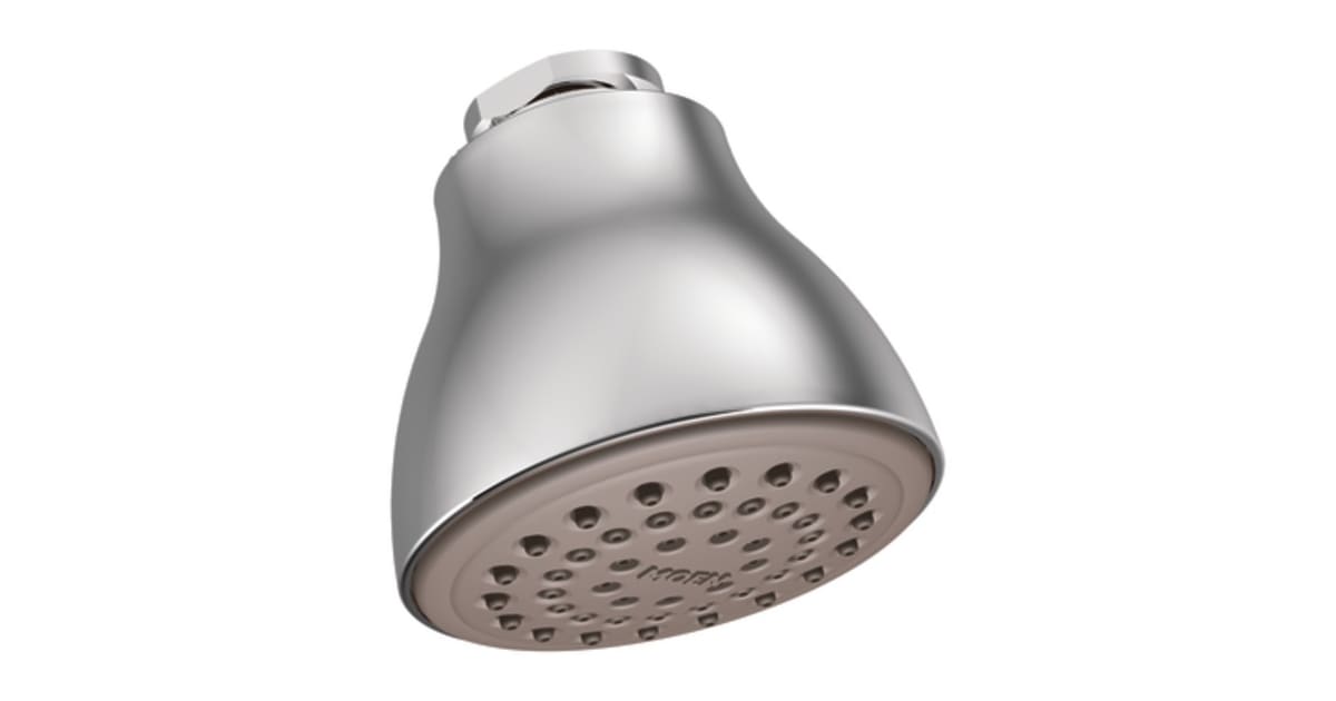 Moen 6300P One-Function Easy Clean XL Shower Head, Polished Brass - Fixed Showerheads