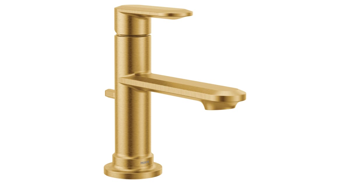 Moen 6504BG Greenfield 1.2 GPM Single Hole Bathroom Faucet