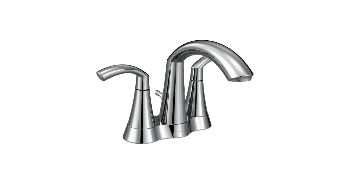 Moen 66172 Glyde Centerset Bathroom Faucet with Metal
