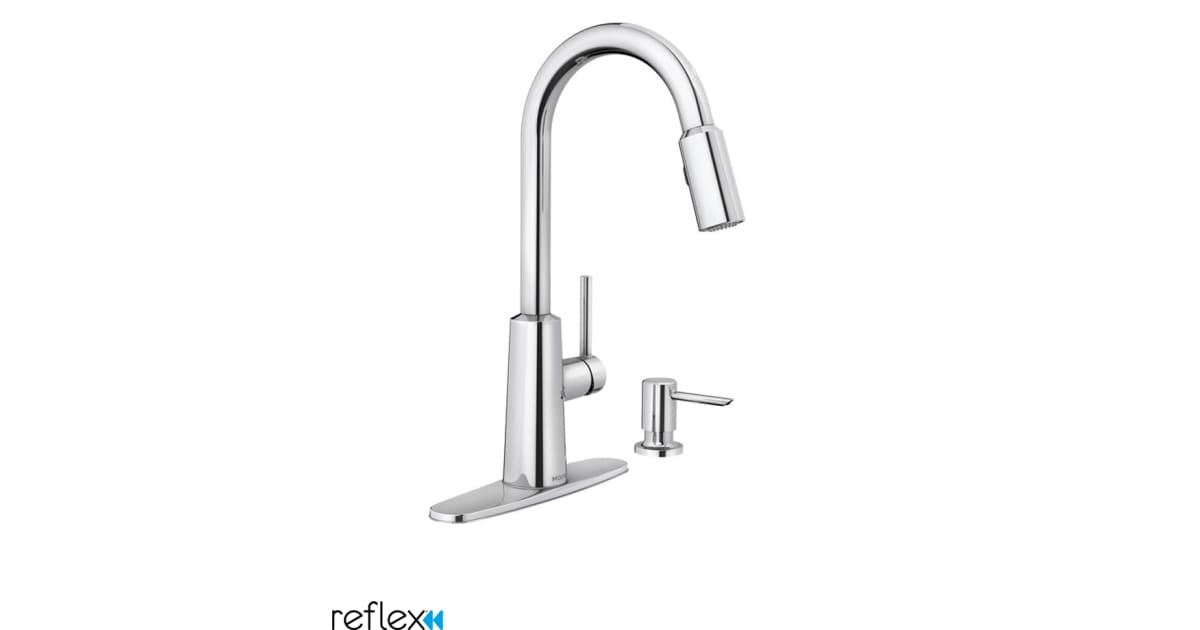 Moen 87066 Nori Pullout Spray HighArc Kitchen Faucet with