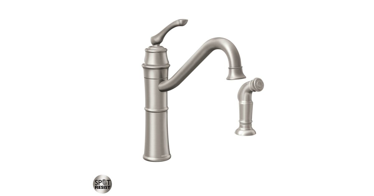 Moen 87999SRS Wetherly HighArc Kitchen Faucet