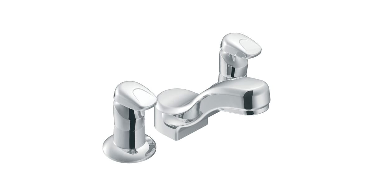 Moen 8886 Single Handle Centerset Metering Bathroom Faucet Chrome 