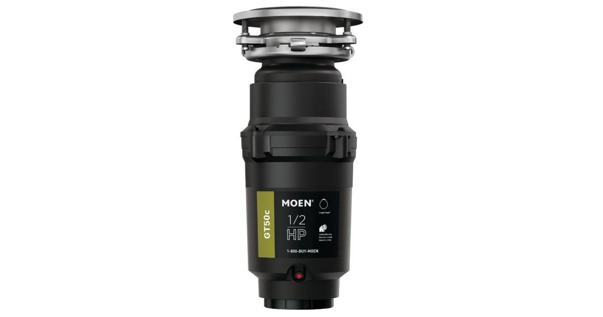 Moen GT50C GT Series 1/2 HP Continuous Garbage Disposal