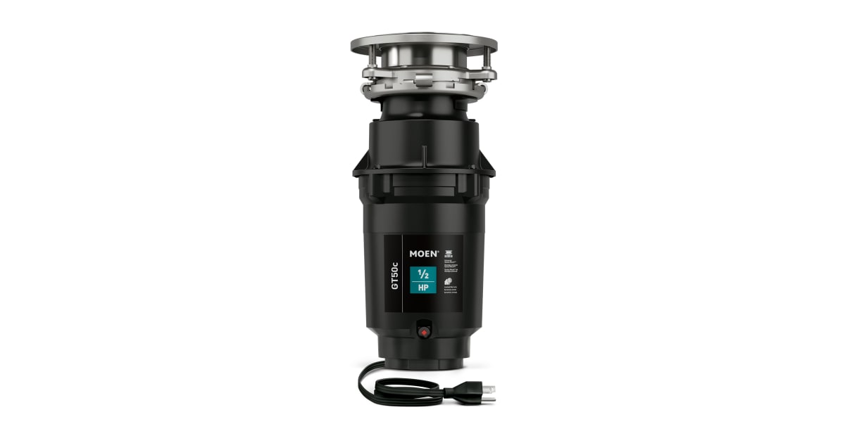 Moen GT50C GT Series 1/2 HP Continuous Garbage Disposal