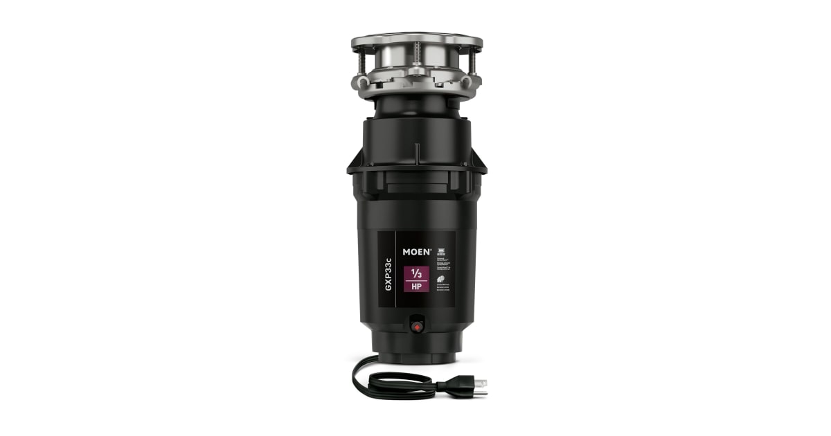 Moen GXP33C GX Pro 1/3 HP Continuous Garbage Disposal with