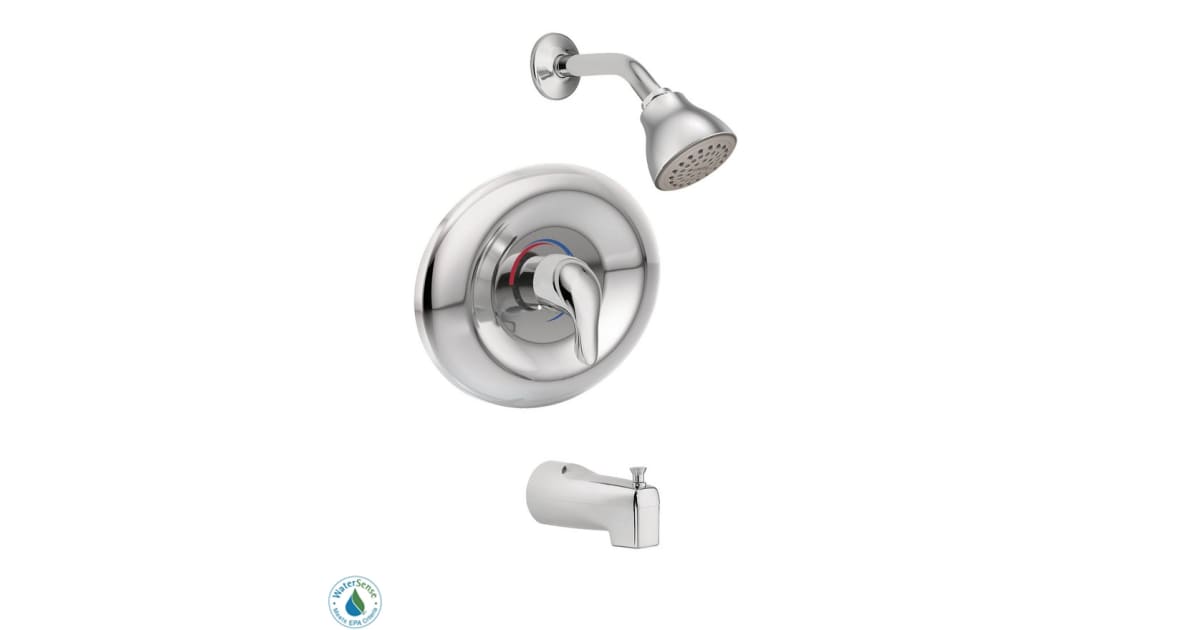 Moen Chateau Posi-Temp Duscharmatur – Verchromt, Mit Temperaturkontrolle & Wassersparfunktion