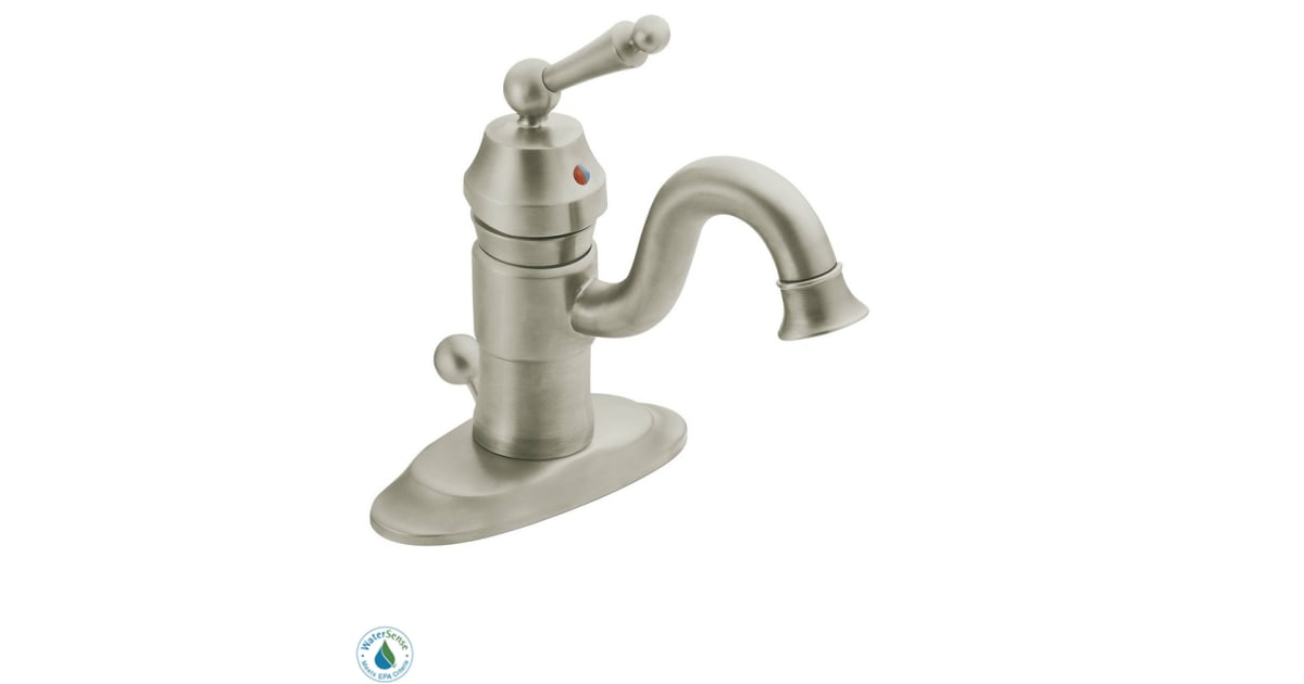 moen waterhill s411 bathroom sink faucet