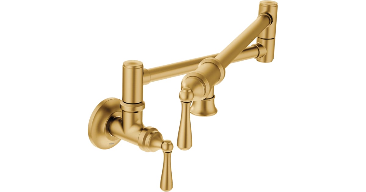Delta Traditional Wall Mount Pot Filler- Champagne Bronze