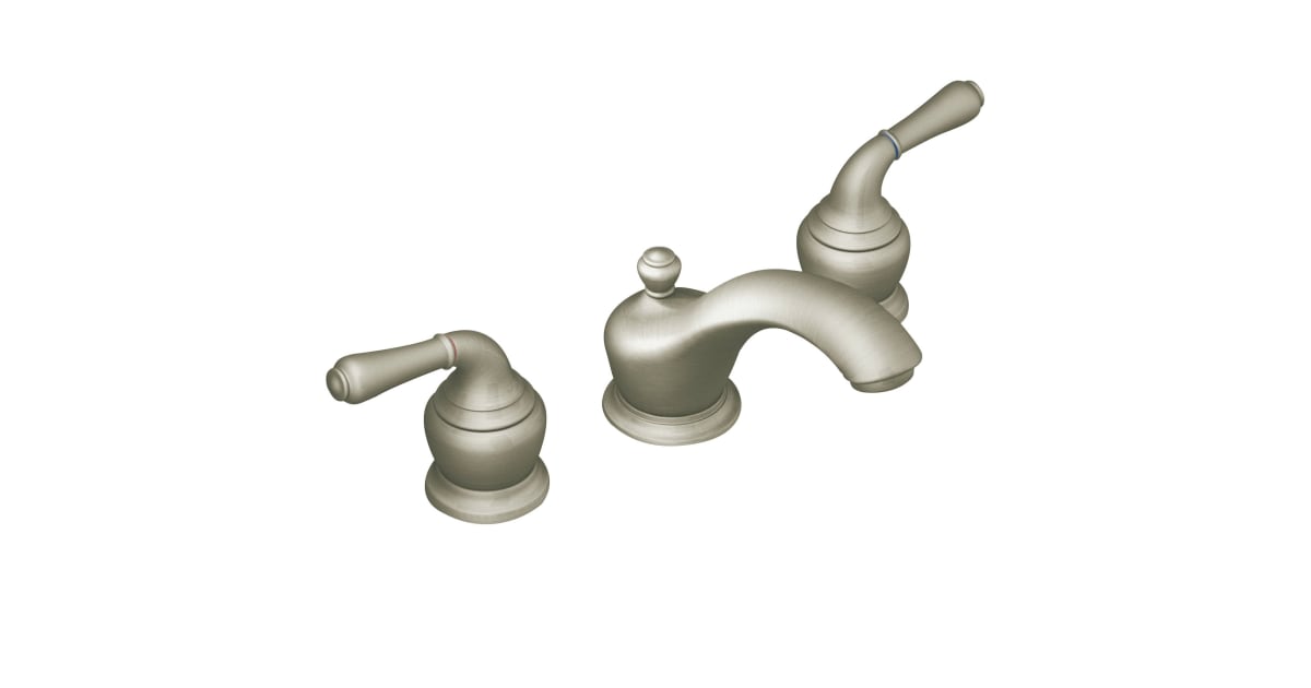 Moen T4570BN Double Handle Widespread Bathroom Faucet from