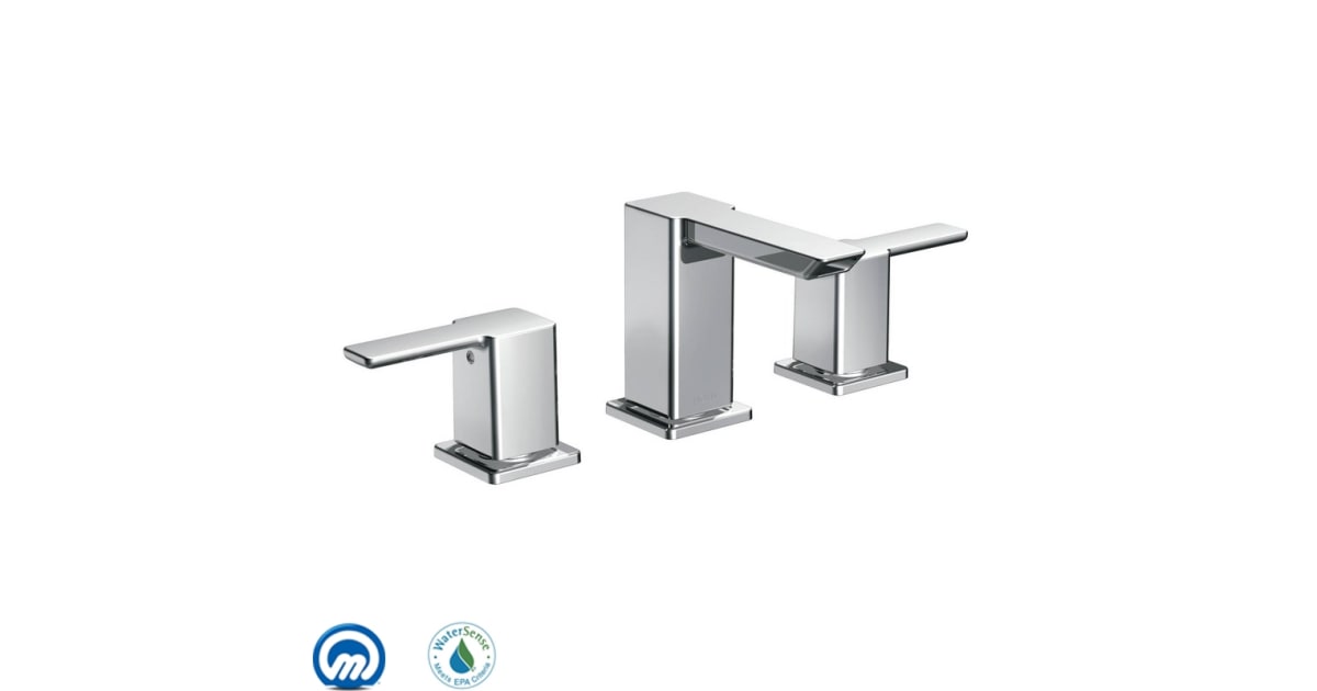 Moen TS6720 Double Handle Widespread Bathroom Faucet from