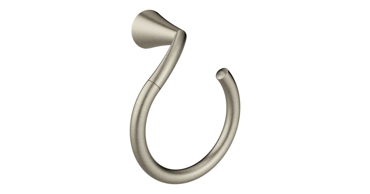 Moen YB2386BN Glyde 6 Wall Mounted Towel Ring Build