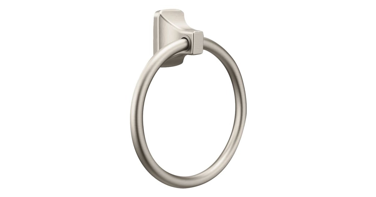Moen P5860BN 7 Towel Ring from the Donner Contemporary