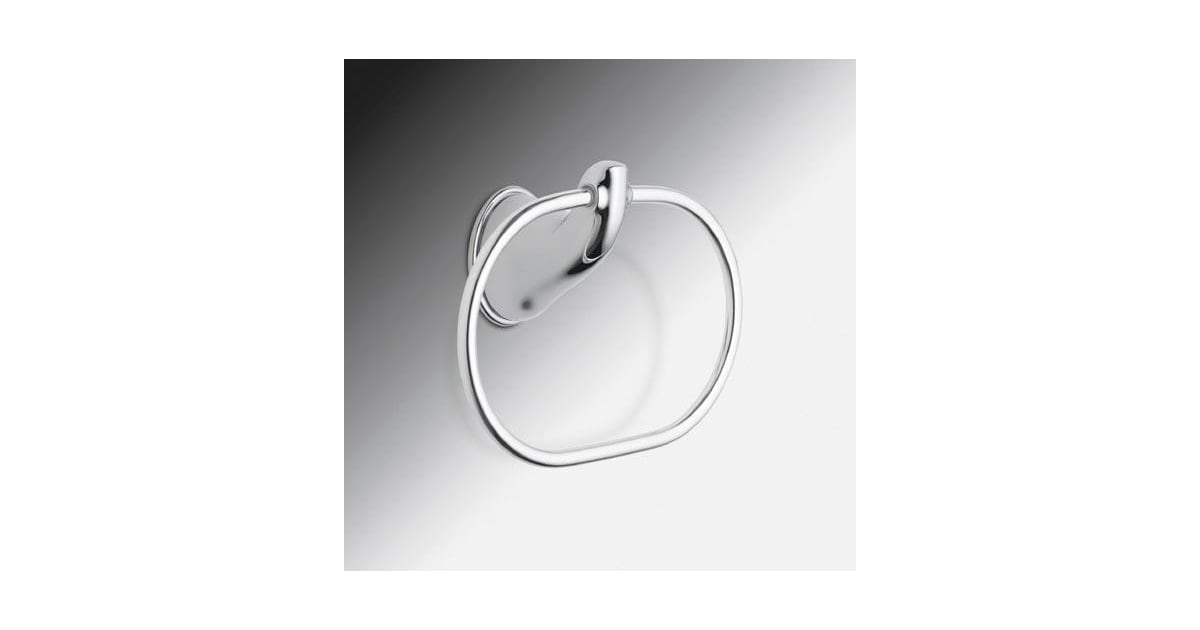 MOEN Y1286BN Oxby Towel Ring In Brushed Nickel