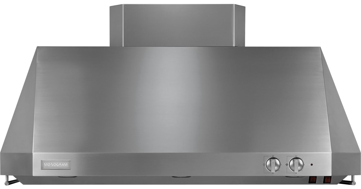 Monogram ZV48TSFSS 1090 CFM 48 Inch Wide Under Cabinet Range Hood ...