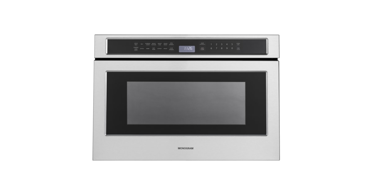 Monogram ZWL1126SJSS 24 Inch Wide 1.2 Cu. Ft. 900 Watt Build