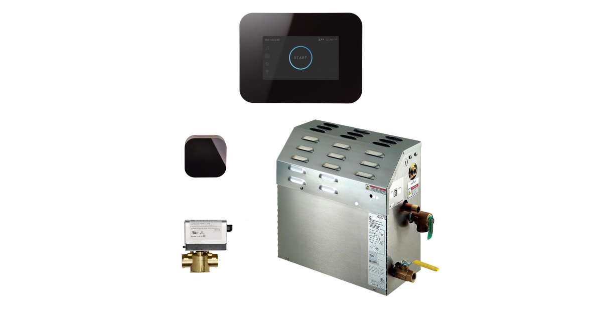 Mr Steam 150C1AI3BK iTempo Steam Shower Package with 240V