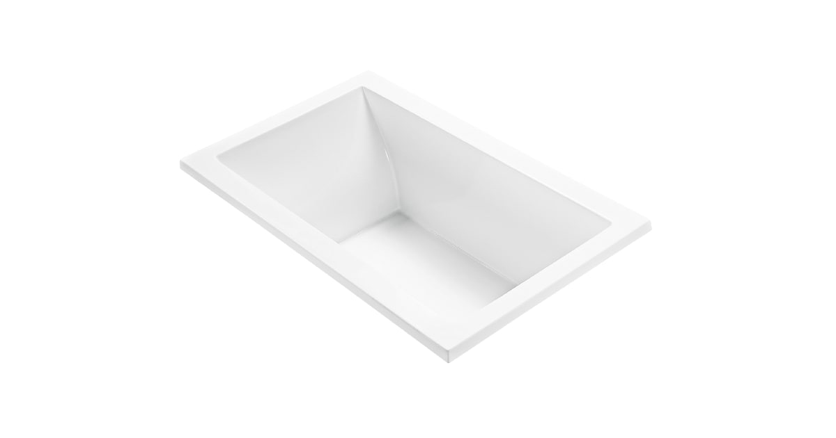 MTI Baths MBSCR6036 60 x 36 x 203/4 Inch Basics Drop In /