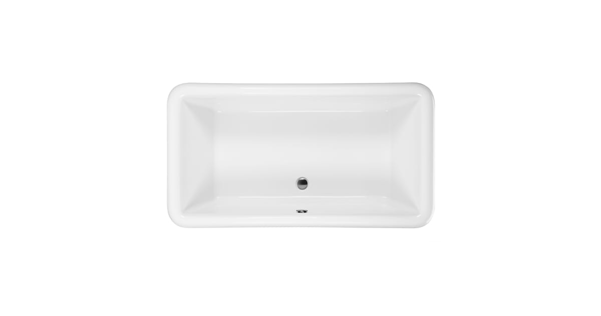 MTI Baths MBATR7240BI Basics 72" Drop In Acrylic Air Tub
