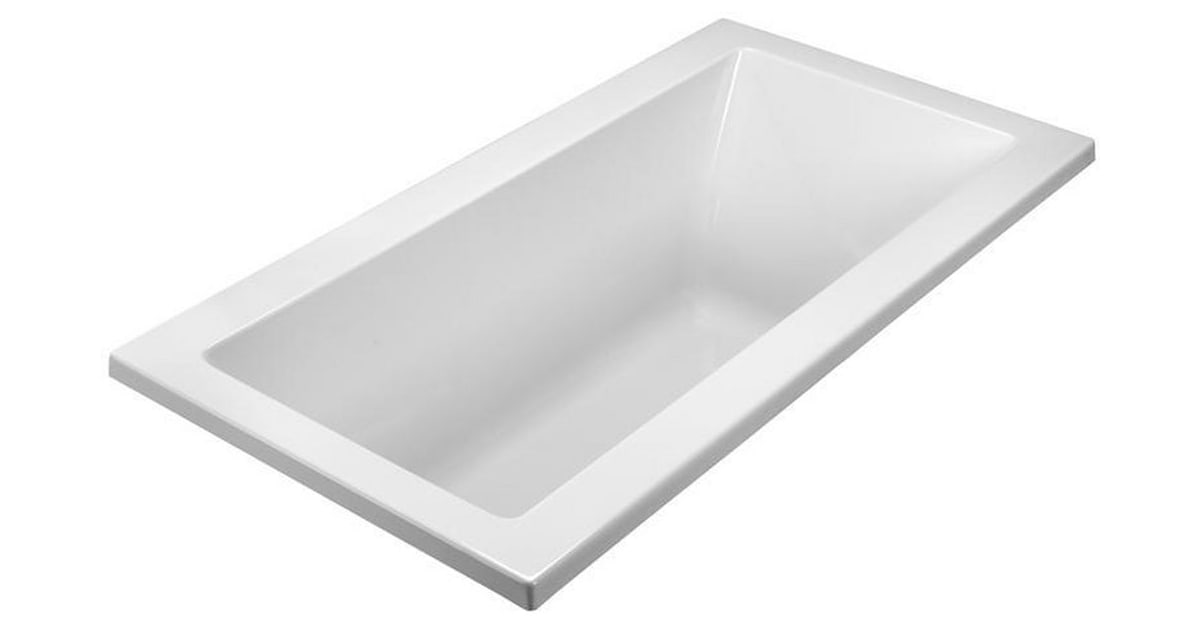 MTI Baths MBSCR6032WHUM Undermount Acrylic Soaking Tub