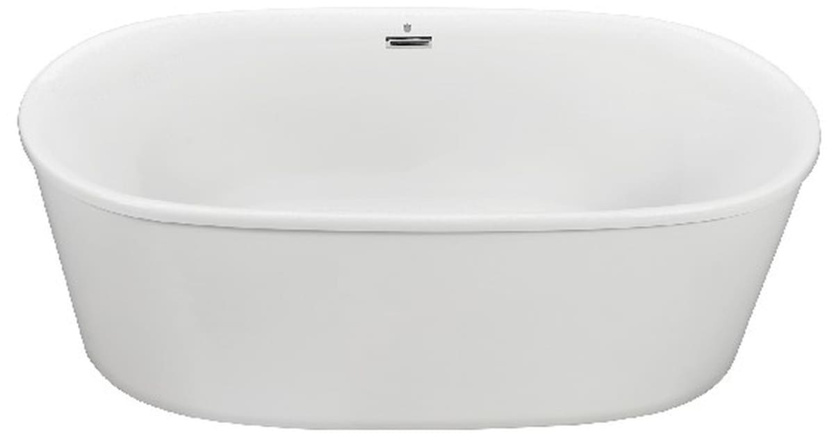 MTI Baths S268DMWH Adel 66" Free Standing DoloMatte