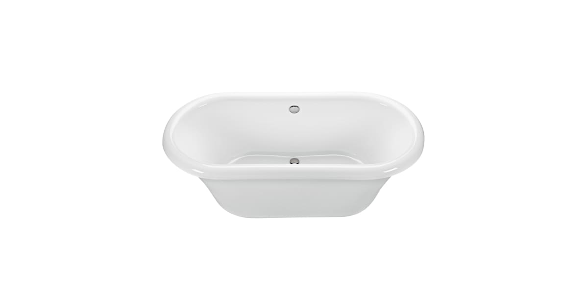 MTI Baths S74AWH Melinda 1 72" Freestanding Acrylic