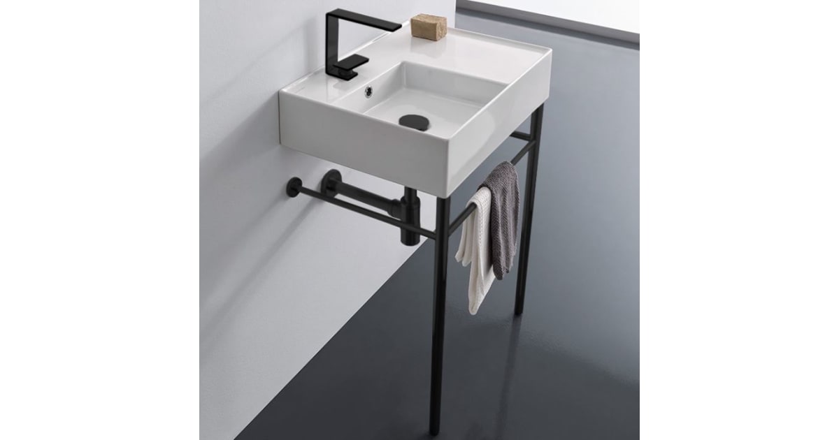 Nameeks Scarabeo 5114-CON-BLK-One Hole Teorema 2 Single hole